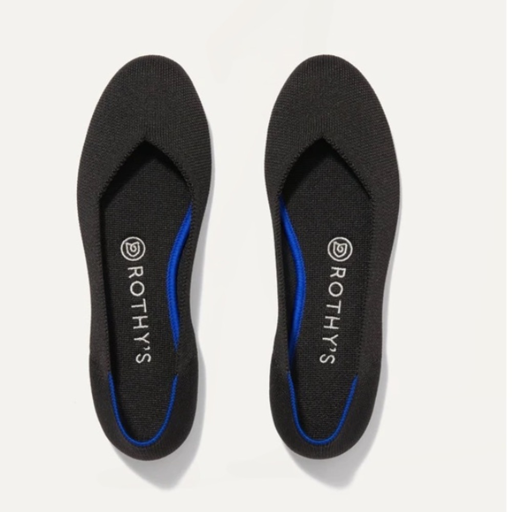 Rothy’s The Flat in black-size 8.5 Women’s